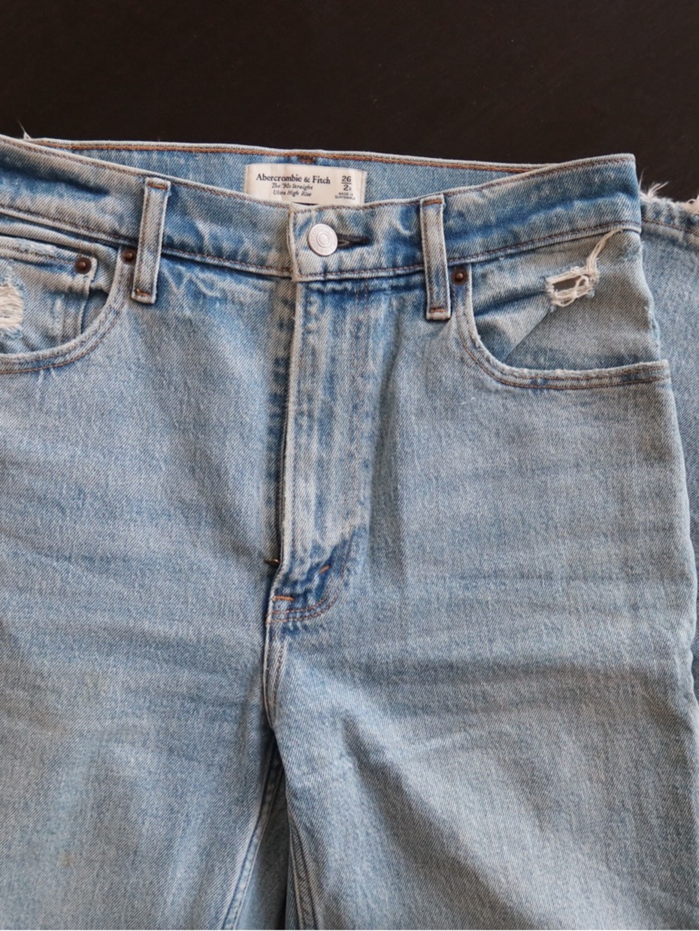 Abercrombie & Fitch Light Wash Straight Men's Jeans